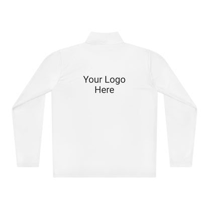 Custom Quarter-Zip Pullover Front and back Unisex Team Sports And Fans