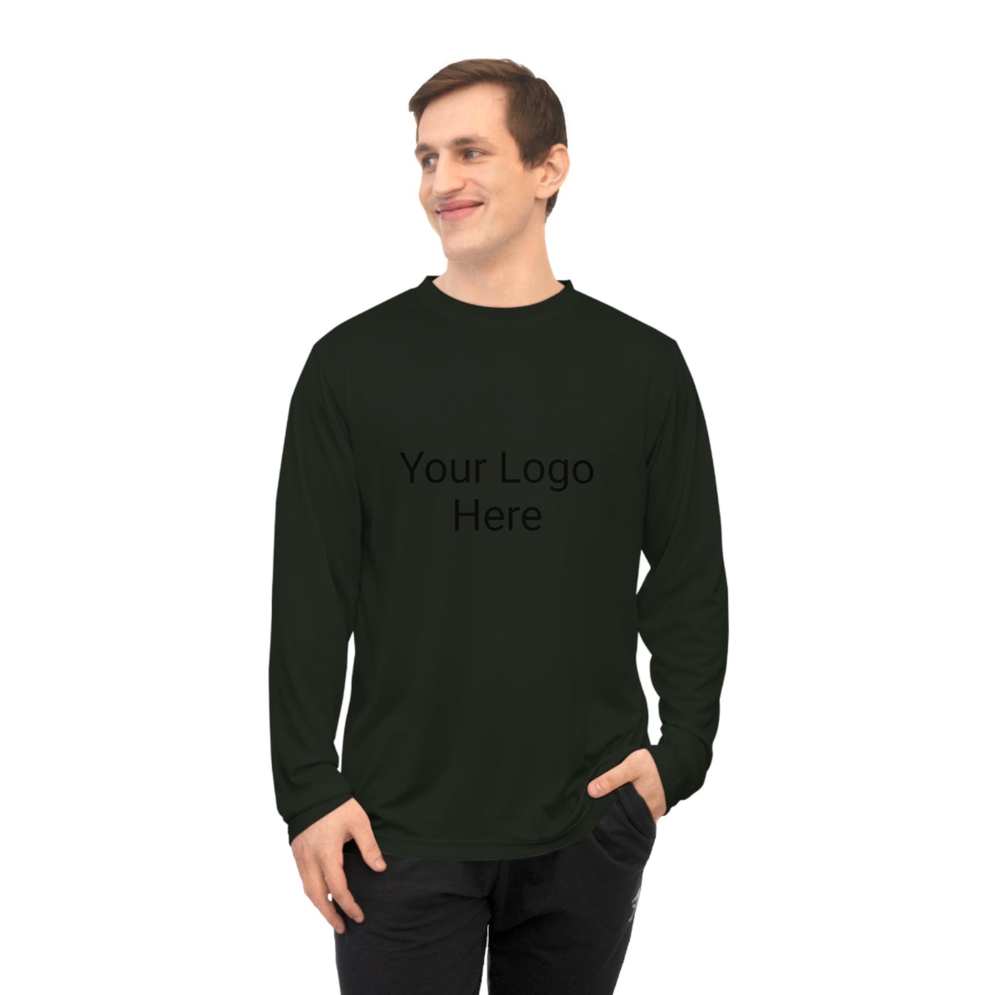 Custom One Sided Unisex Performance Long Sleeve Shirt Team Sports And Fans