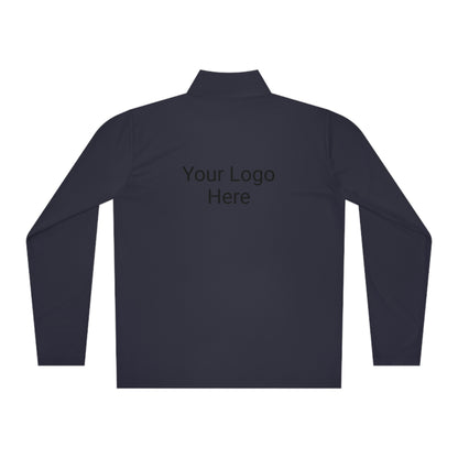 Custom Quarter-Zip Pullover Front and back Unisex Team Sports And Fans