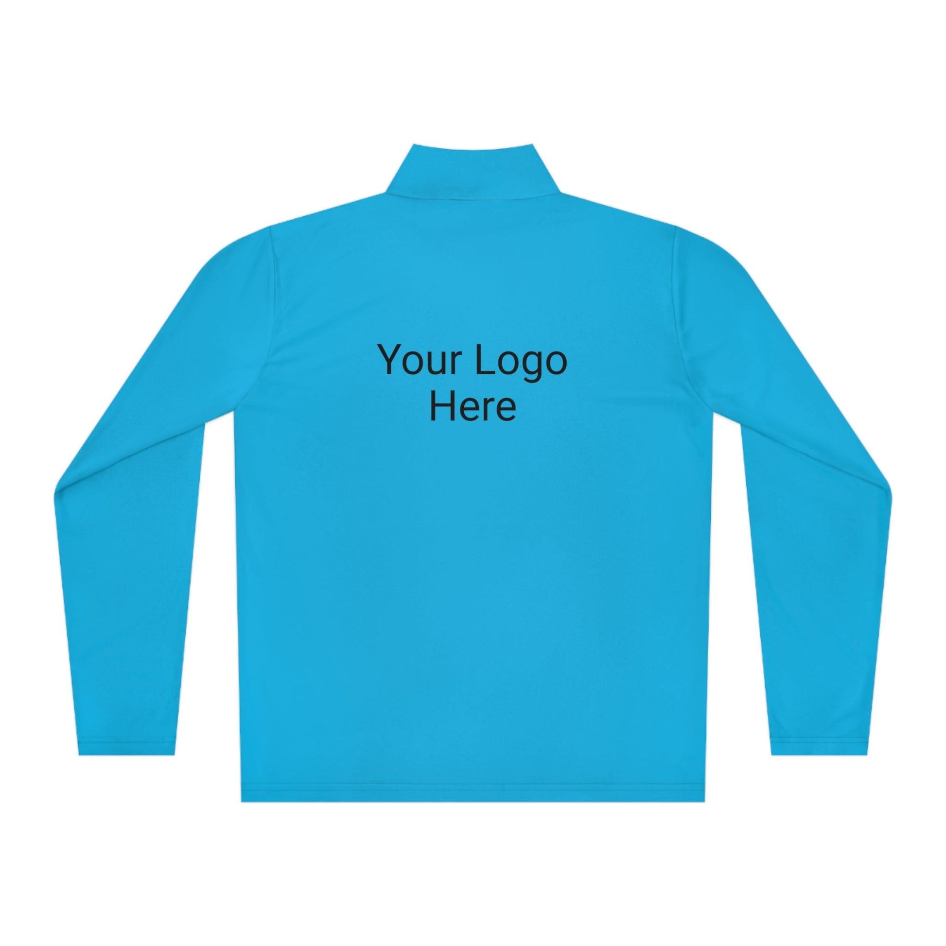 Custom Quarter-Zip Pullover Front and back Unisex Team Sports And Fans