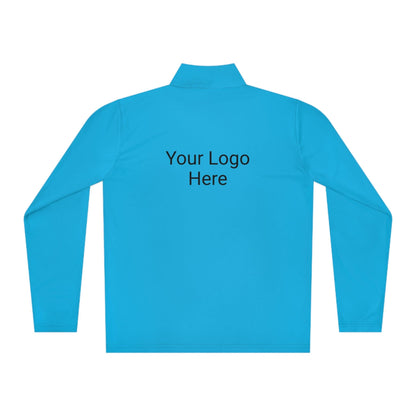 Custom Quarter-Zip Pullover Front and back Unisex Team Sports And Fans