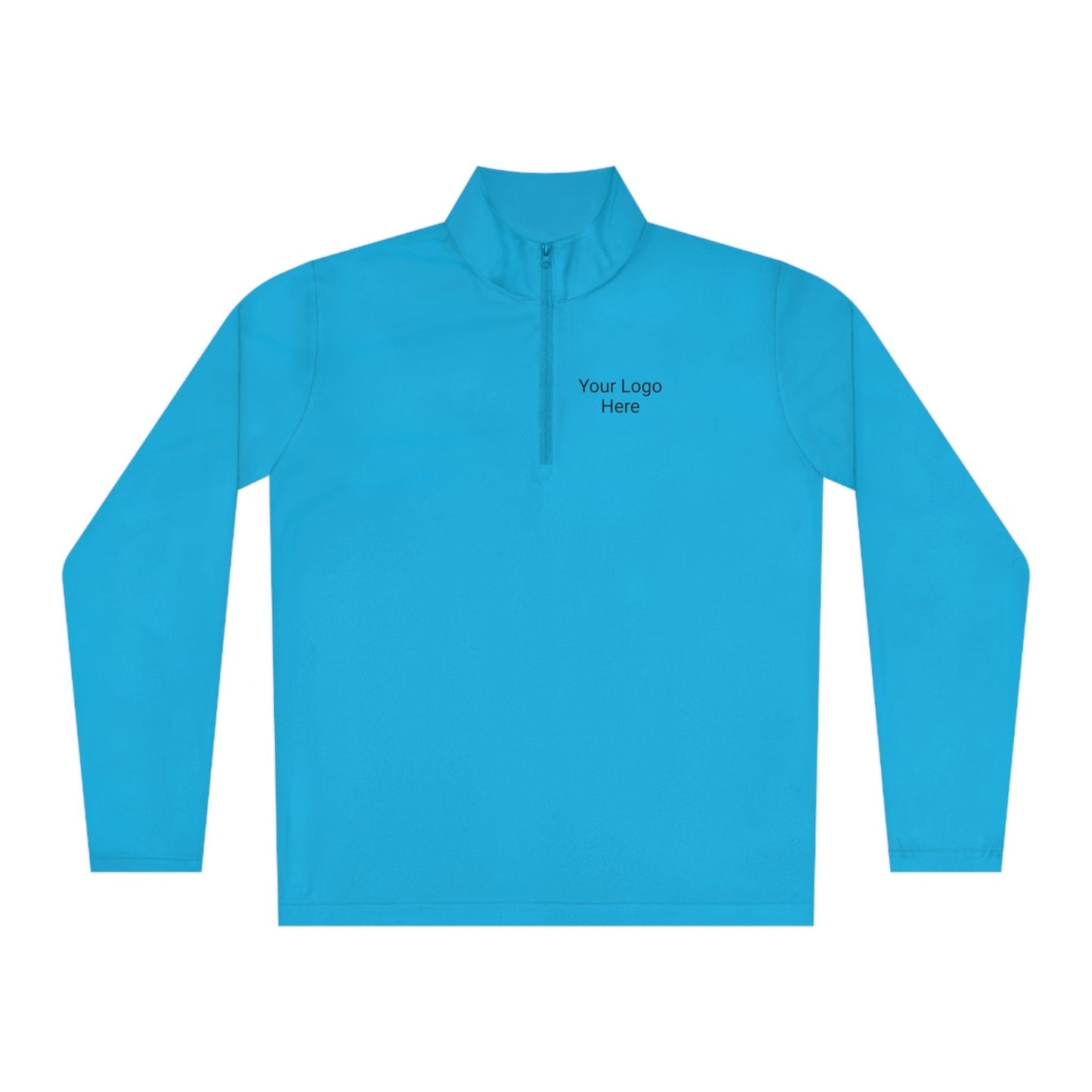 Custom Quarter-Zip Pullover Front and back Unisex Team Sports And Fans