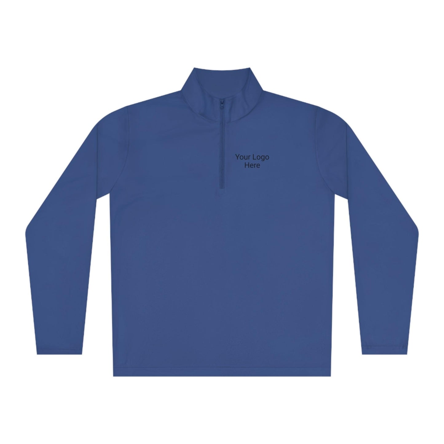 Custom Quarter-Zip Pullover Front and back Unisex Team Sports And Fans