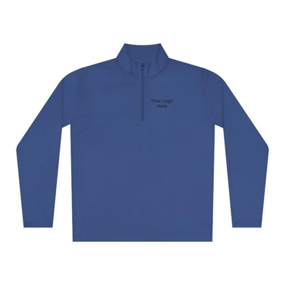 Custom Quarter-Zip Pullover Front and back Unisex Team Sports And Fans