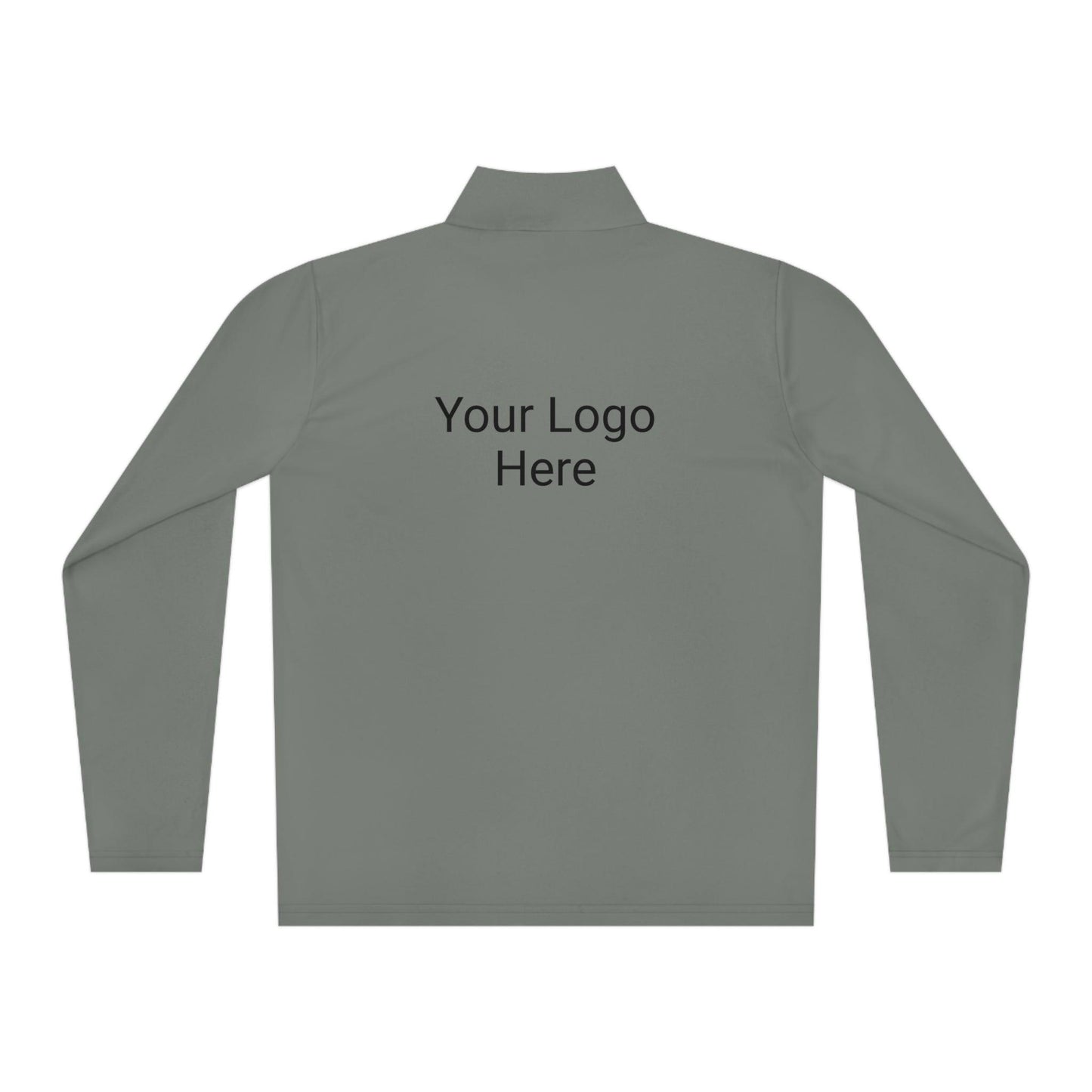 Custom Quarter-Zip Pullover Front and back Unisex Team Sports And Fans