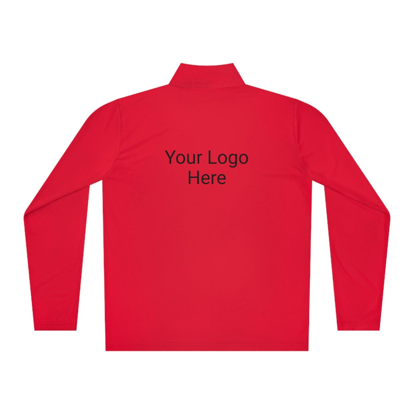 Custom Quarter-Zip Pullover Front and back Unisex Team Sports And Fans