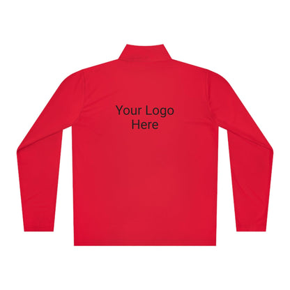 Custom Quarter-Zip Pullover Front and back Unisex Team Sports And Fans