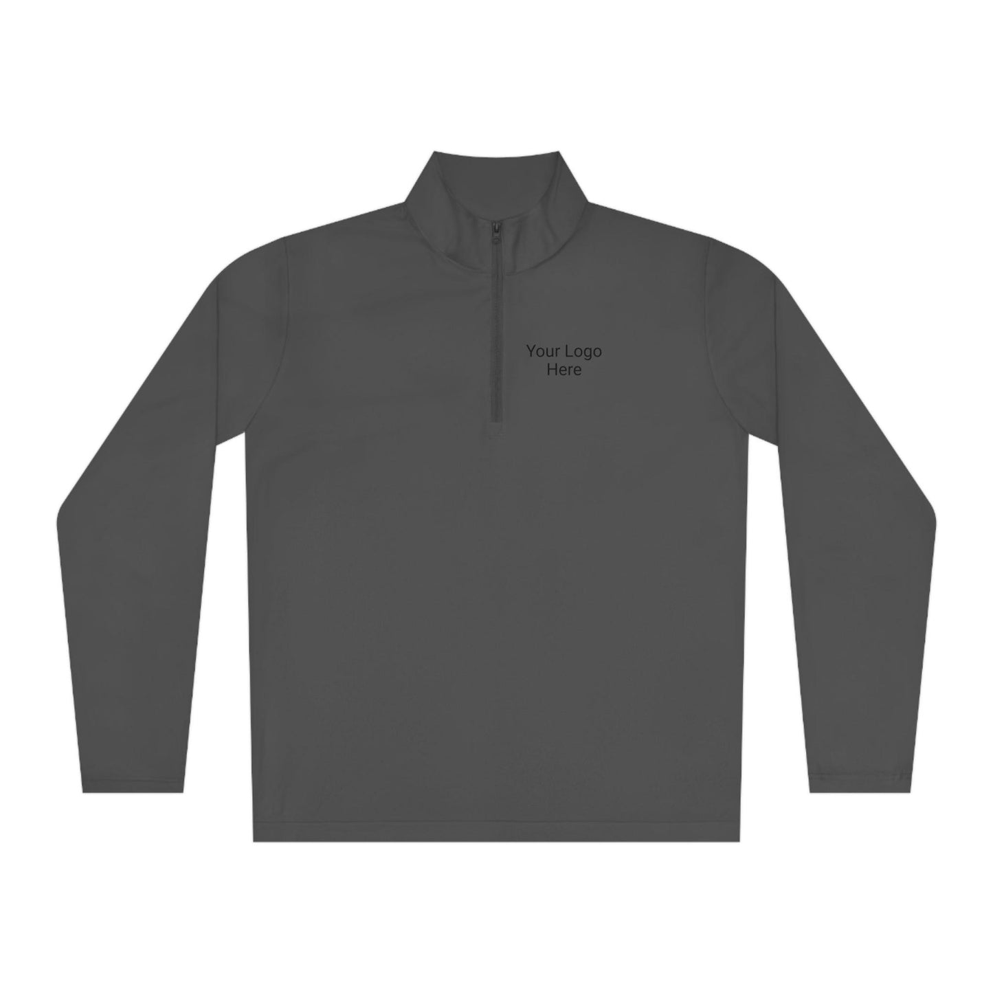 Custom Quarter-Zip Pullover Front and back Unisex Team Sports And Fans