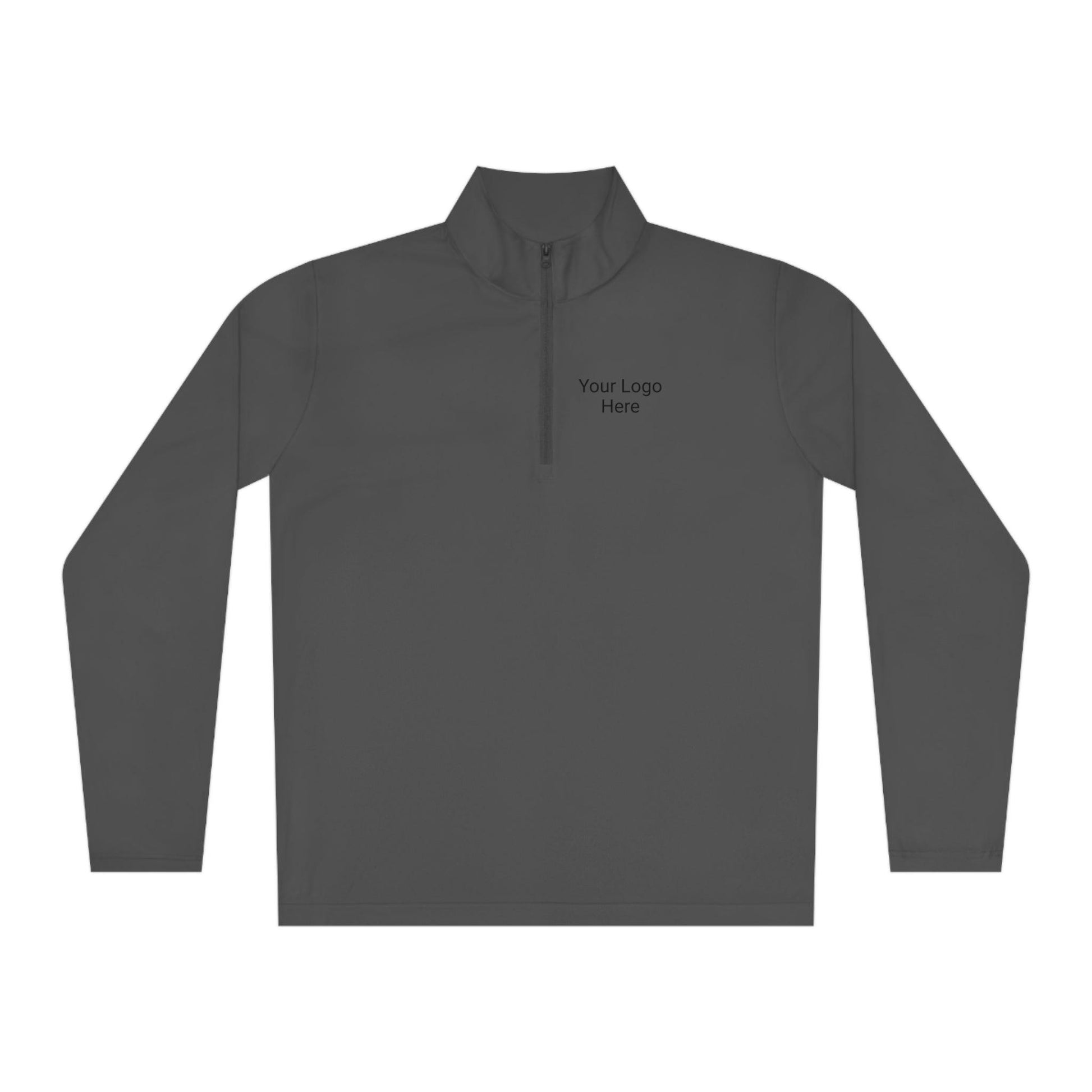 Custom Quarter-Zip Pullover Front and back Unisex Team Sports And Fans