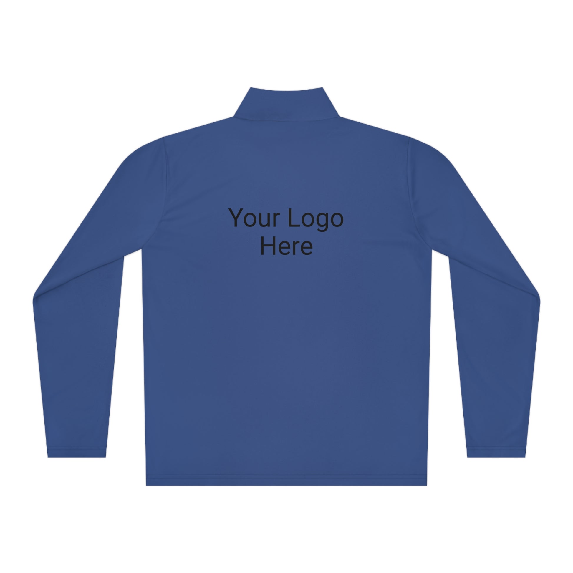 Custom Quarter-Zip Pullover Front and back Unisex Team Sports And Fans