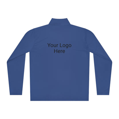 Custom Quarter-Zip Pullover Front and back Unisex Team Sports And Fans