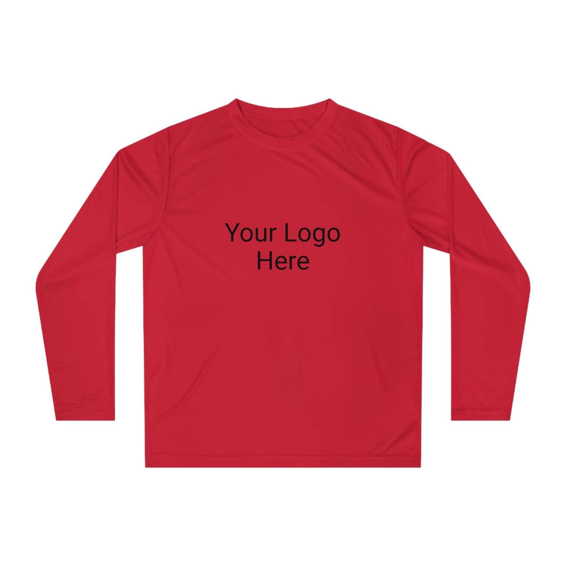 Custom Double Sided Unisex Performance Long Sleeve Shirt Team Sports And Fans