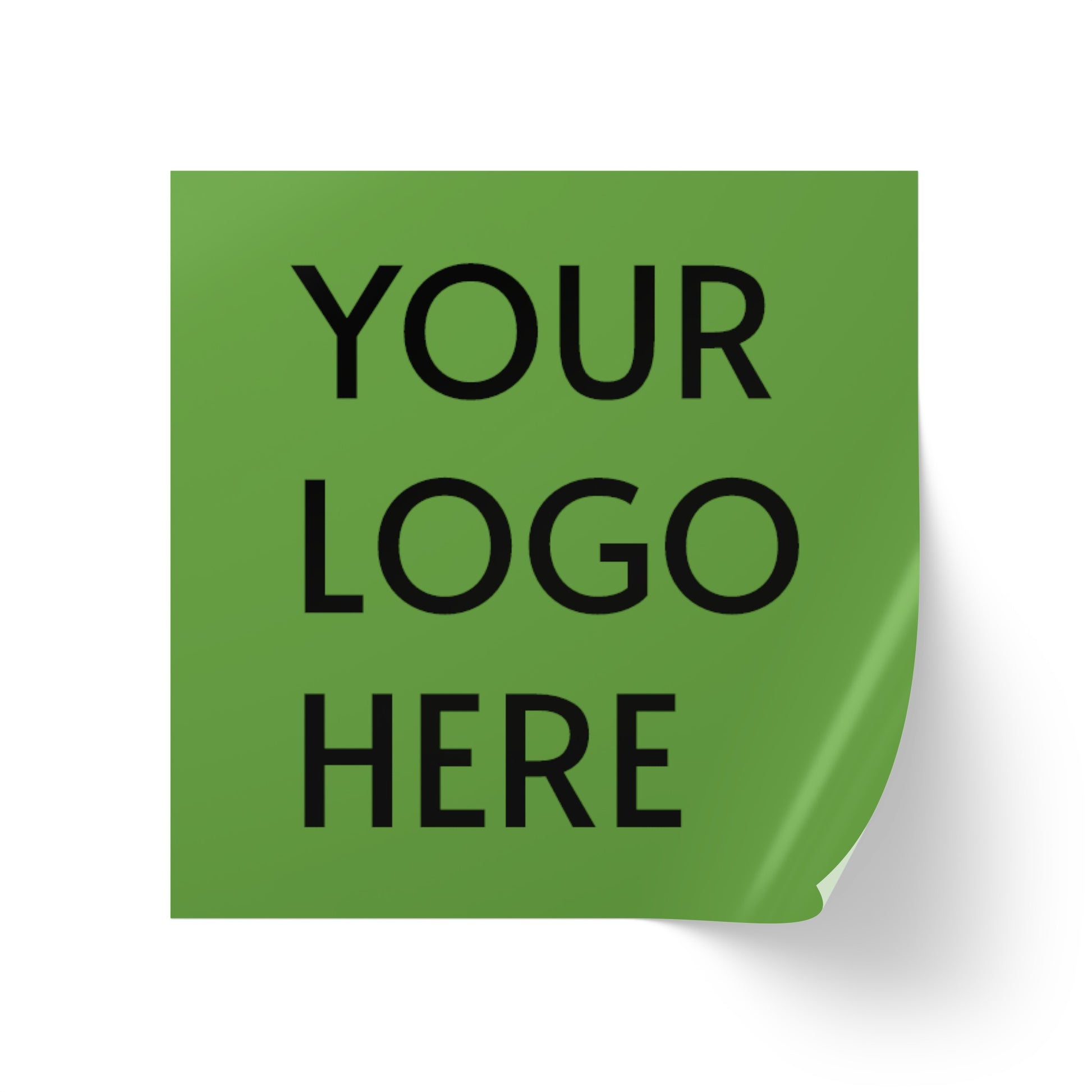 Customizable square sticker labels for events