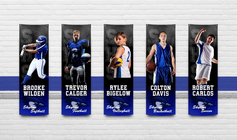 Durable vinyl sports banners with UV-resistant prints, ideal for long-term outdoor exposure